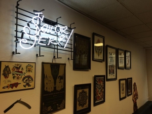 mur intérieur de La Main Noire